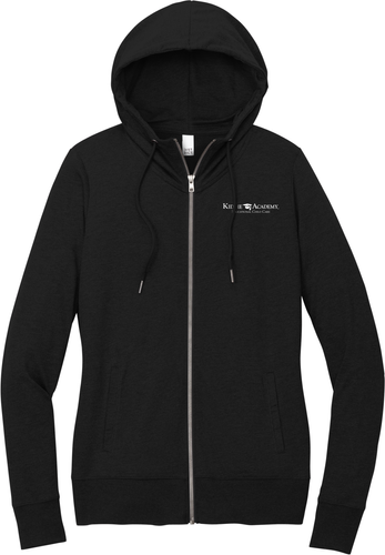 District Women's Featherweight French Terry Full-Zip Hoodie (KA-DT673) image thumbnail