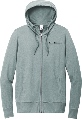 District Women's Featherweight French Terry Full-Zip Hoodie (KA-DT673) image thumbnail
