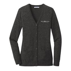 Image of Port Authority Women's Marled Cardigan Sweater (KA-LSW415)