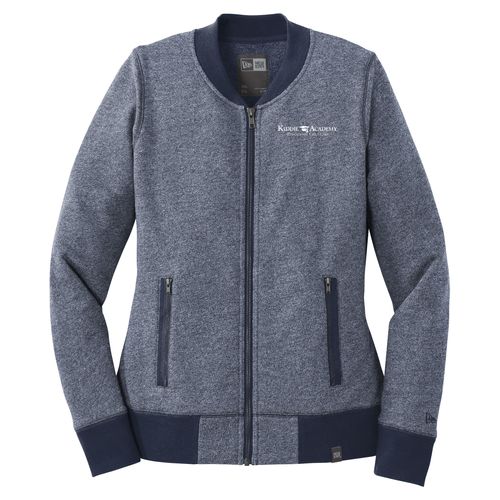 New Era Women's French Terry Baseball Full-Zip (KA-LNEA503) image thumbnail