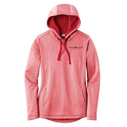 Image of Sport-Tek Women's PosiCharge Sport-Wick Heather Fleece Hooded Pullover (KA-LST264)