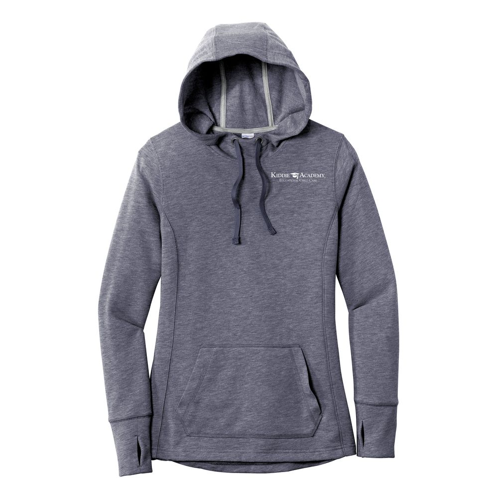 Sport-Tek Women's PosiCharge Tri-Blend Wicking Fleece Hooded Pullover (KA-LST296) primary image