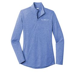 Image of Sport-Tek Women's PosiCharge Tri-Blend Wicking 1/4-Zip Pullover (KA-LST407)