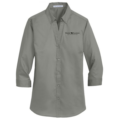 Port Authority Women's 3/4-Sleeve SuperPro Twill Shirt (KA-L665) image thumbnail