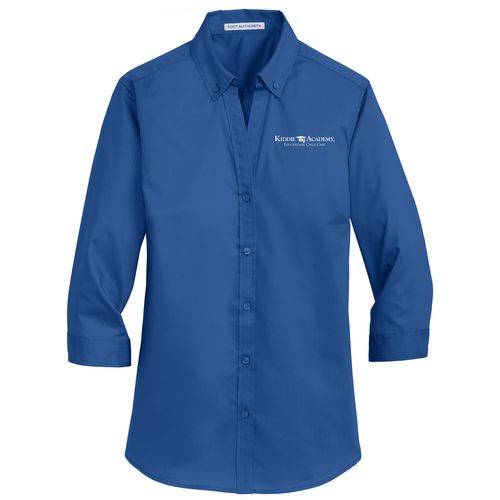 Port Authority Women's 3/4-Sleeve SuperPro Twill Shirt (KA-L665) image thumbnail
