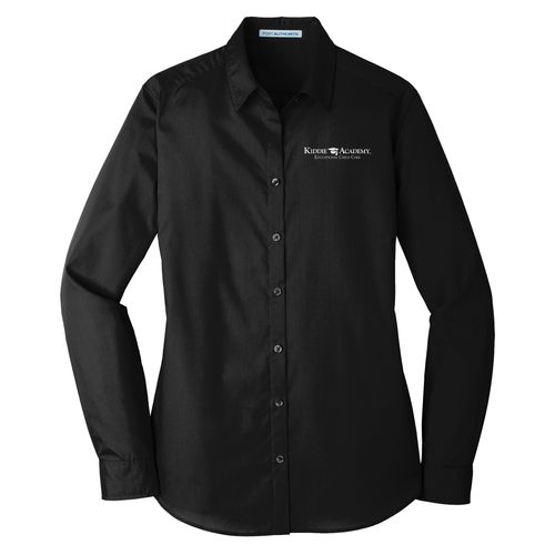 Port Authority Women's Long Sleeve Carefree Poplin Shirt (KA-LW100) image thumbnail