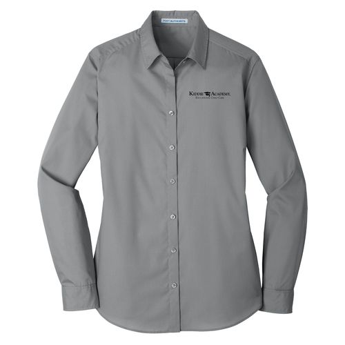 Port Authority Women's Long Sleeve Carefree Poplin Shirt (KA-LW100) image thumbnail