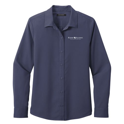 Port Authority Women's Long Sleeve Performance Staff Shirt (KA-LW401) image thumbnail