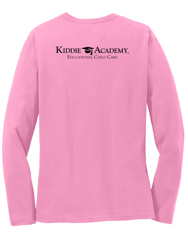 Learn On. Women's Long Sleeve T-Shirt - Black Imprint (KA-LPC54LS-LEARN-B) image thumbnail