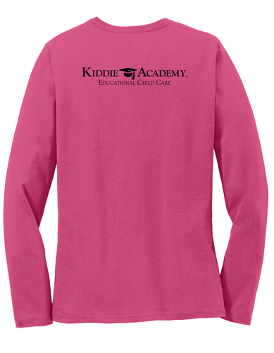 Learn On. Women's Long Sleeve T-Shirt - Black Imprint (KA-LPC54LS-LEARN-B) image thumbnail