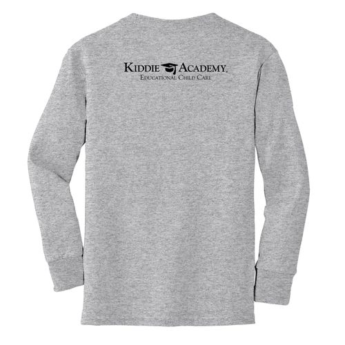 Learn On. Youth Long Sleeve T-Shirt - Black Imprint (KA-PC54YLS-LEARN-B) image thumbnail