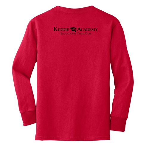 Learn On. Youth Long Sleeve T-Shirt - Black Imprint (KA-PC54YLS-LEARN-B) image thumbnail