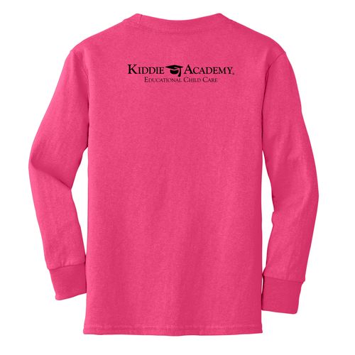 Learn On. Youth Long Sleeve T-Shirt - Black Imprint (KA-PC54YLS-LEARN-B) image thumbnail