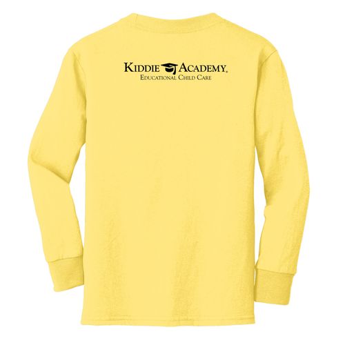Learn On. Youth Long Sleeve T-Shirt - Black Imprint (KA-PC54YLS-LEARN-B) image thumbnail