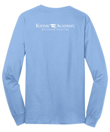 Learn On. Adult Long Sleeve T-Shirt - White Imprint (KA-PC54LS-LEARN-W) image thumbnail