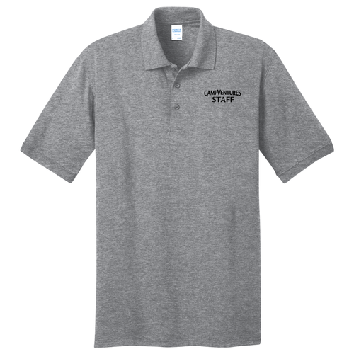 Port & Co. CampVentures Staff Polo Shirt - Black Imprint (Screen Print) (KA-KP55-CVSB) image thumbnail