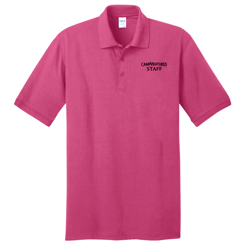 Port & Co. CampVentures Staff Polo Shirt - Black Imprint (Screen Print) (KA-KP55-CVSB) image thumbnail