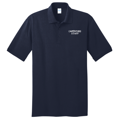 Port & Co. CampVentures Staff Polo Shirt - White Imprint (Screen Print) (KA-KP55-CVSW) image thumbnail