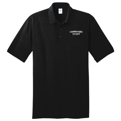 Port & Co. CampVentures Staff Polo Shirt - White Imprint (Screen Print) (KA-KP55-CVSW) image thumbnail