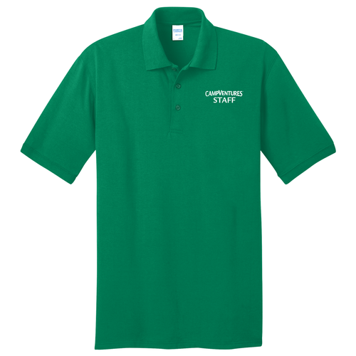 Port & Co. CampVentures Staff Polo Shirt - White Imprint (Screen Print) (KA-KP55-CVSW) image thumbnail
