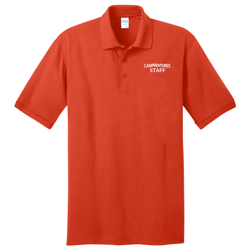 Port & Co. CampVentures Staff Polo Shirt - White Imprint (Screen Print) (KA-KP55-CVSW) image thumbnail