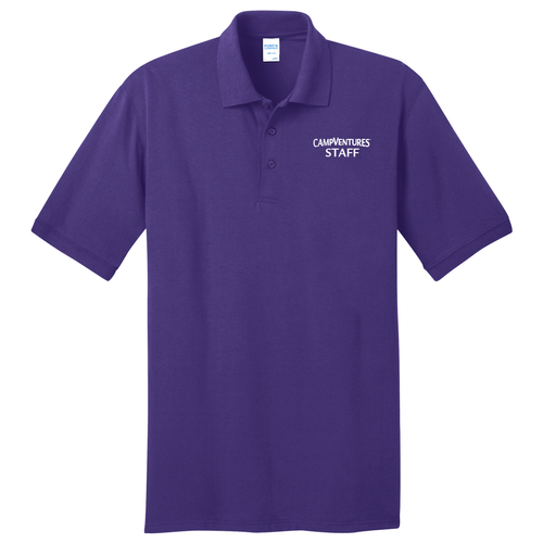 Port & Co. CampVentures Staff Polo Shirt - White Imprint (Screen Print) (KA-KP55-CVSW) image thumbnail