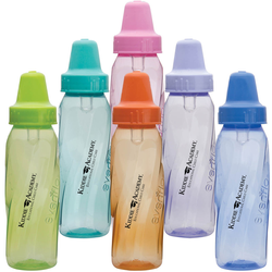 Image of Evenflo 8 oz Baby Bottles Assorted Colors (KA-409)