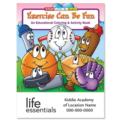 Exercise Can Be Fun Coloring Book Fun Pack Set (KA-0440-FP) image thumbnail