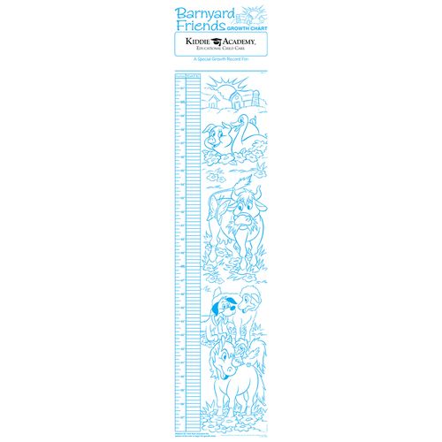 Barnyard Friends Children's Growth Chart (KA-GC-0010) image thumbnail