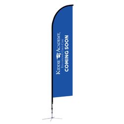 Image of Feather Flag 14 Foot - Blue (KA-FAL14B)
