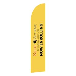 Image of Feather Flag 14 Foot GRAPHIC ONLY - Yellow (KA-FAL14YG)