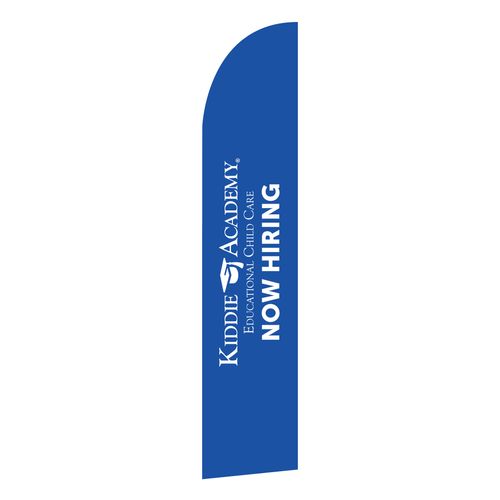 Feather Flag 14 Foot GRAPHIC ONLY - Blue (KA-FAL14BG) image thumbnail