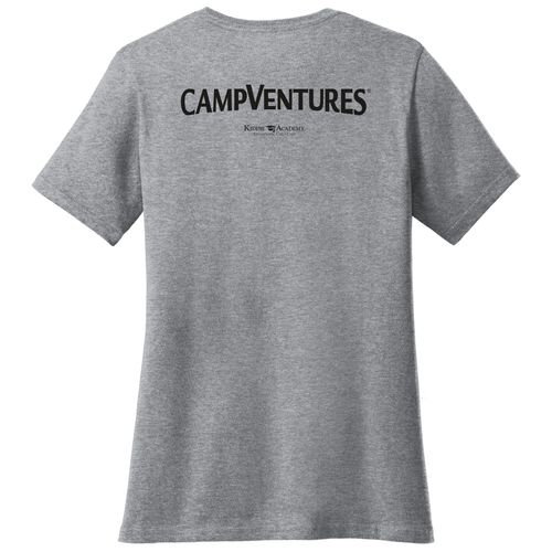 CampVentures Women's V-Neck T-Shirt - Black Imprint (KA-LPC54V-CV-B) image thumbnail