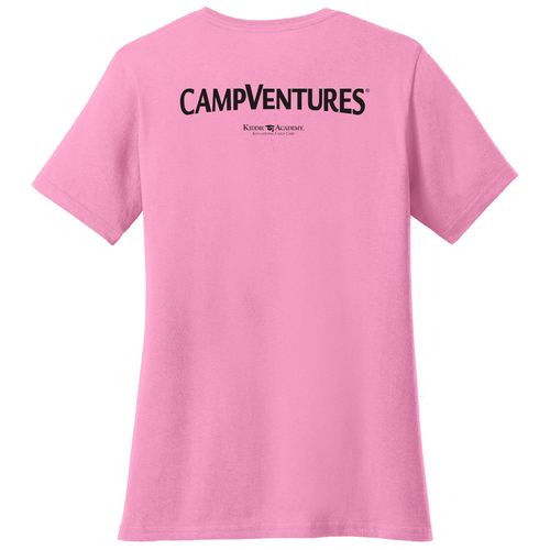 CampVentures Women's V-Neck T-Shirt - Black Imprint (KA-LPC54V-CV-B) image thumbnail