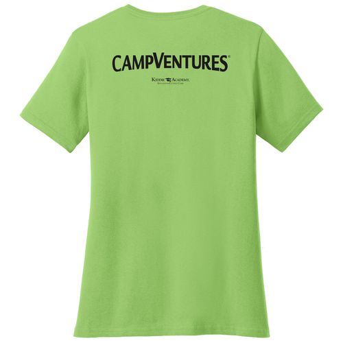 CampVentures Women's V-Neck T-Shirt - Black Imprint (KA-LPC54V-CV-B) image thumbnail