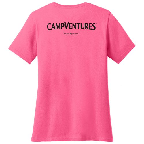 CampVentures Women's V-Neck T-Shirt - Black Imprint (KA-LPC54V-CV-B) image thumbnail