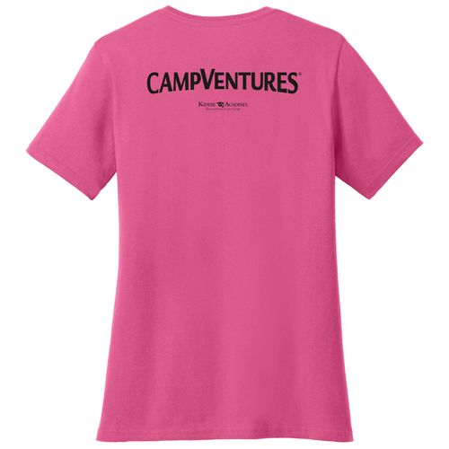CampVentures Women's V-Neck T-Shirt - Black Imprint (KA-LPC54V-CV-B) image thumbnail