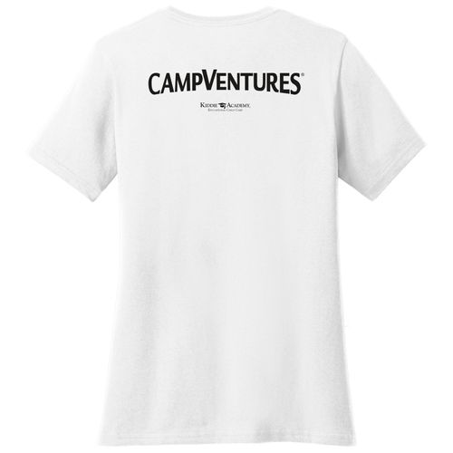 CampVentures Women's V-Neck T-Shirt - Black Imprint (KA-LPC54V-CV-B) image thumbnail