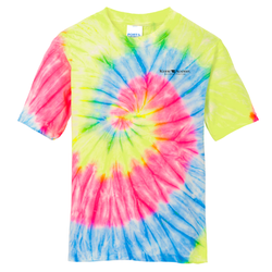 Image of Port & Company Youth Tie-Dye Tee - Black Imprint (KA-PC147Y-B)
