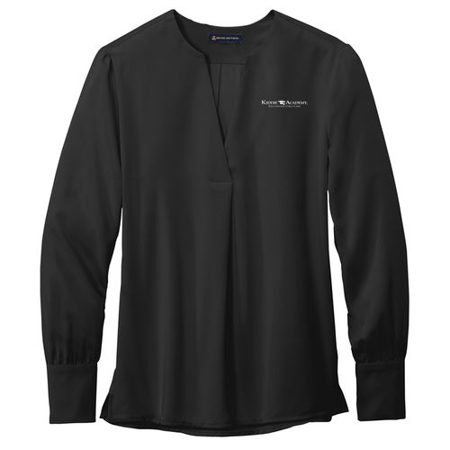 Brooks Brothers Women's Open-Neck Satin Blouse (KA-BB18009) image thumbnail