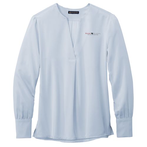 Brooks Brothers Women's Open-Neck Satin Blouse (KA-BB18009) image thumbnail