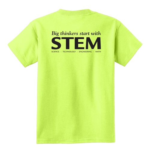 STEM Youth T-Shirt - Black Imprint (KA-PC54Y-STEM-B) image thumbnail