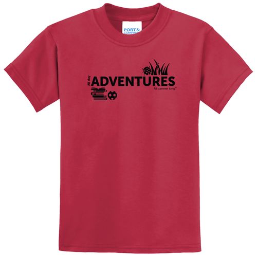 CampVentures Adult T-Shirt - Black Imprint (KA-PC55-CV-B) image thumbnail