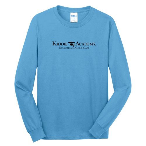 Community Begins Here Adult Long Sleeve T-Shirt - Black Imprint (KA-PC54LS-COMM-B) image thumbnail