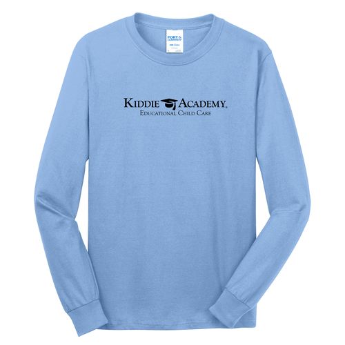 Community Begins Here Adult Long Sleeve T-Shirt - Black Imprint (KA-PC54LS-COMM-B) image thumbnail