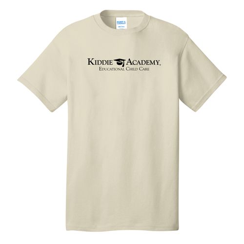 Community Begins Here Adult T-Shirt - Black Imprint (KA-PC54-COMM-B) image thumbnail
