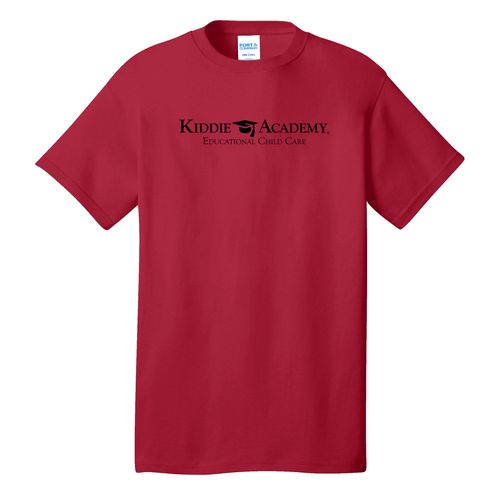 Community Begins Here Adult T-Shirt - Black Imprint (KA-PC54-COMM-B) image thumbnail