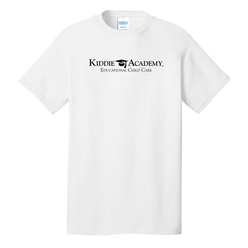 Community Begins Here Adult T-Shirt - Black Imprint (KA-PC54-COMM-B) image thumbnail