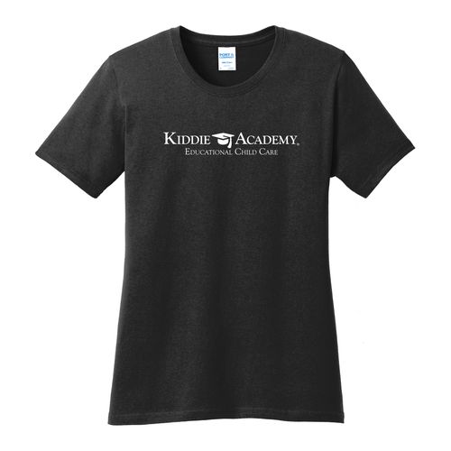 Community Begins Here Women's T-Shirt - White Imprint (KA-LPC54-COMM-W) image thumbnail