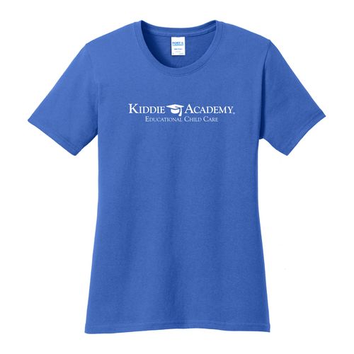 Community Begins Here Women's T-Shirt - White Imprint (KA-LPC54-COMM-W) image thumbnail